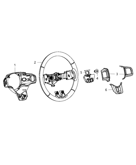 Cover Steering Wheel Back