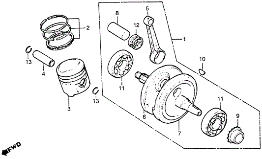 Piston (Over Size) (0.25)