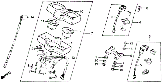 Case Assy., Instrument (Lower)