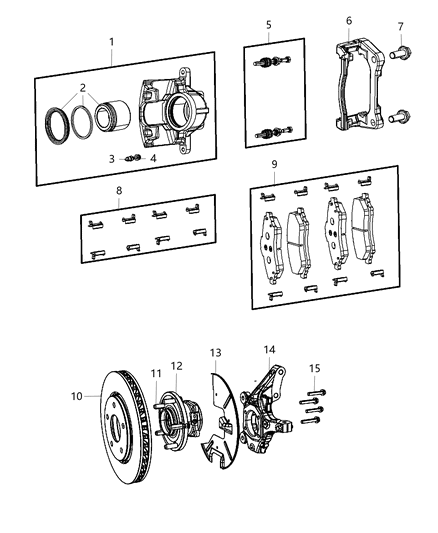 Spring Kit Disc Brake Pad