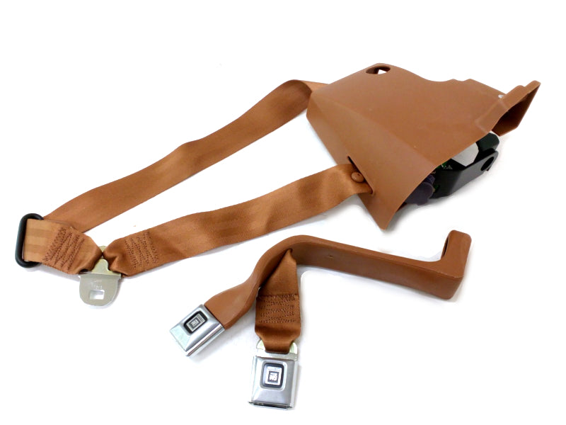 New OEM 1988-1991 Chevrolet Blazer S10 - Passenger Right Front Beige Seat Belt, Part # 15576492
