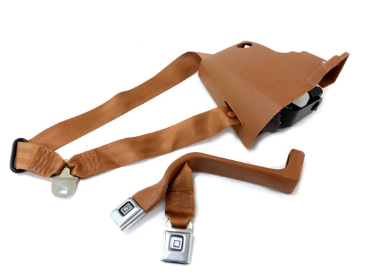 New OEM 1988-1991 Chevrolet Blazer S10 - Passenger Right Front Beige Seat Belt, Part # 15576492