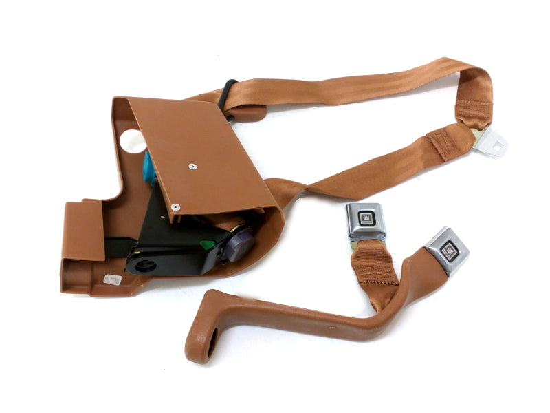 New OEM 1988-1991 Chevrolet Blazer S10 - Passenger Right Front Beige Seat Belt, Part # 15576492