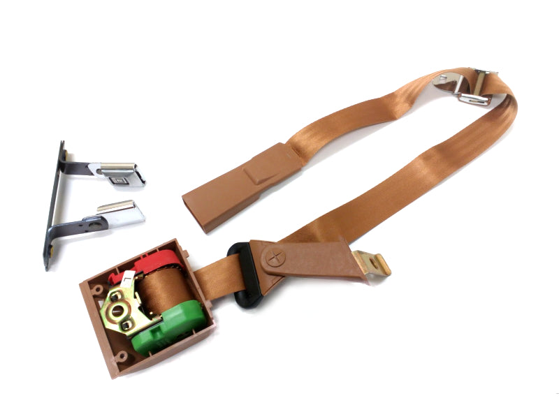 New OEM 1983-1991 GMC S/T Truck Driver Rear Seat Belt Beige, Part # 15618286