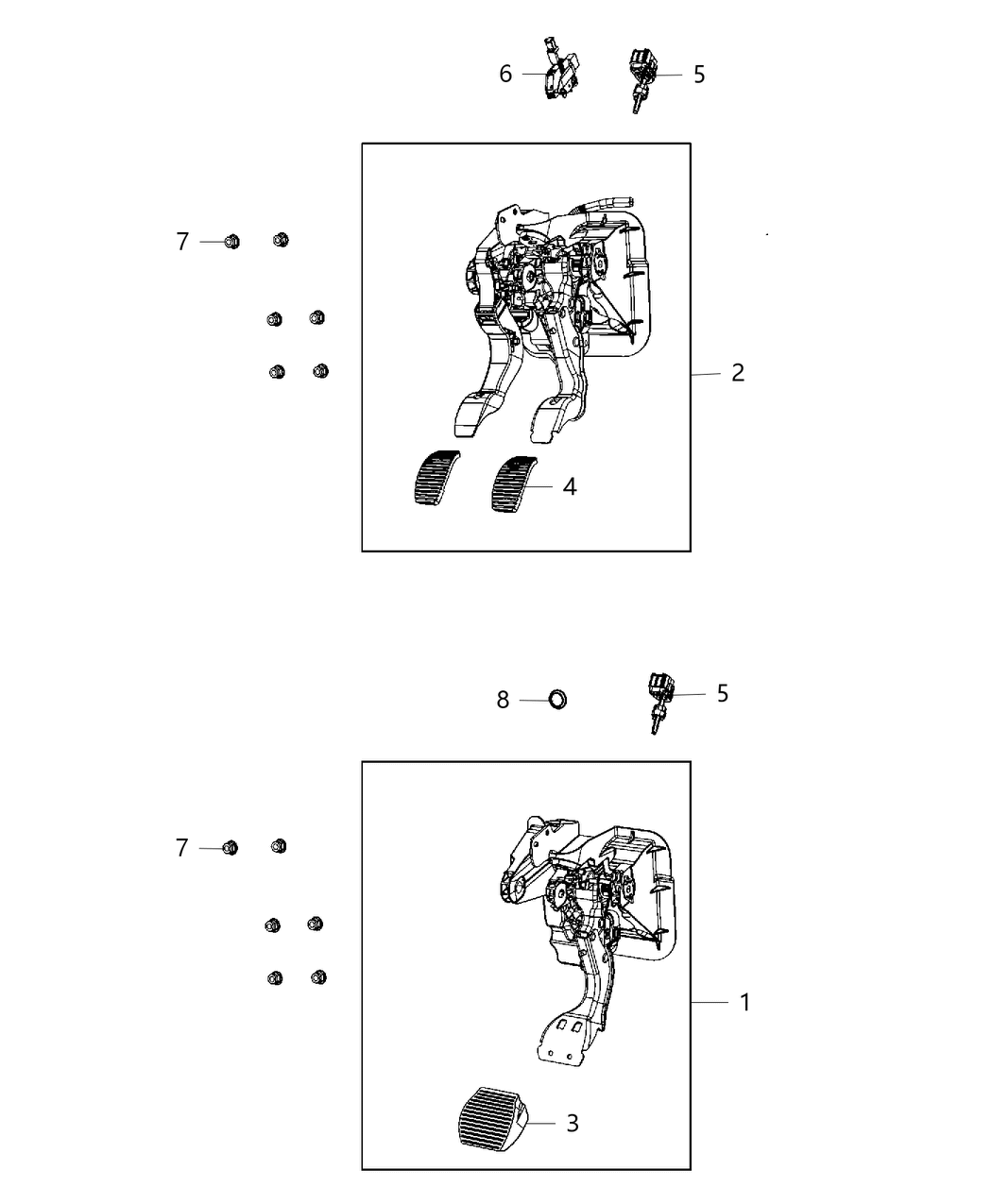 Pedal Brake And Clutch