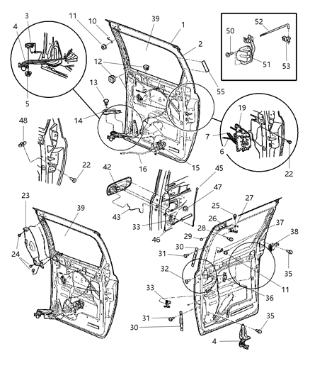 New 2001 Fits Chrysler Grand Caravan, Town & Country Handle-Sliding Door Assist - Part # RT37XT5AB