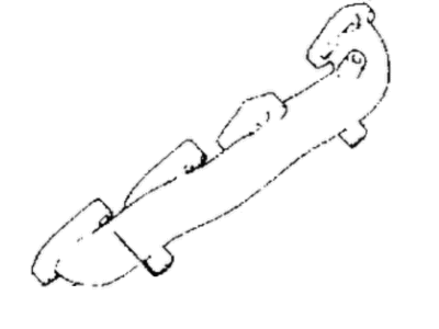 Manifold, Exhaust Left