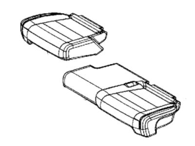 New 2021 Fits Chrysler Grand Cherokee Cover-Rear Seat Cushion - Part # 7FB28LR5AA