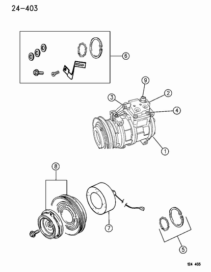 Compressor Assembly, W/Clutch