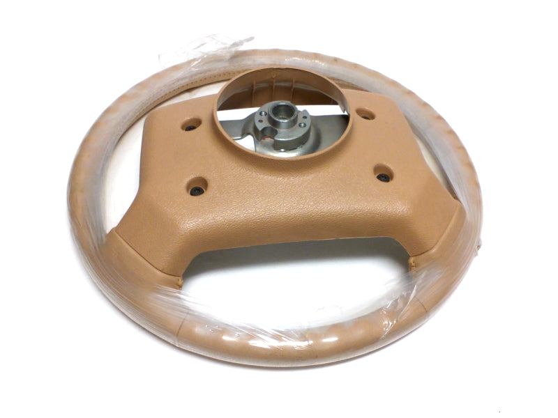 New OEM 1991-1992 Chevrolet Caprice Camel Leather Steering Wheel, Part # 16750249