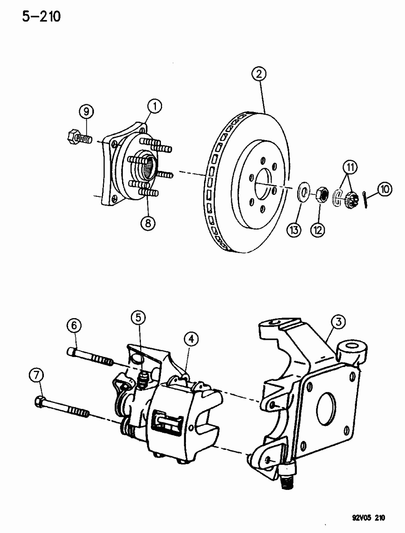 Screw And Washer Assembly, Hub And Bearing Assembly To Knuckle