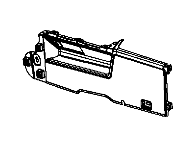 New 2009-2012 Fits Chrysler 1500 Panel-Console - Part # 1NN16XDVAB