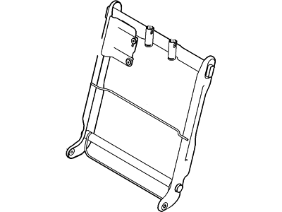 Frame - Rear Seat Back Retaining