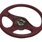New OEM 1992-1993 Oldsmobile Achieva Garnet Red Vinyl Steering Wheel, Part # 17998054