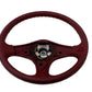 New OEM 1992-1993 Oldsmobile Achieva Garnet Red Vinyl Steering Wheel, Part # 17998054