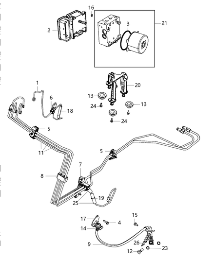 Hose Brake Front