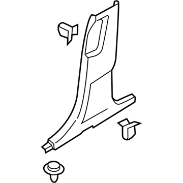 Trim - "B" Pillar