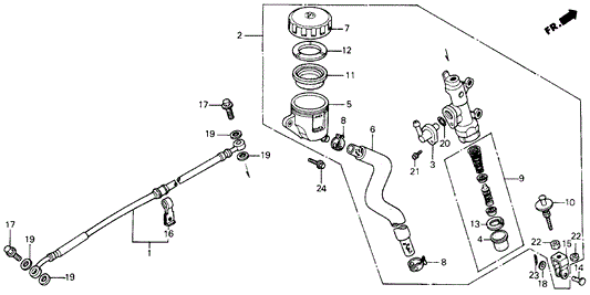 Clamp, Rr. Brake Hose