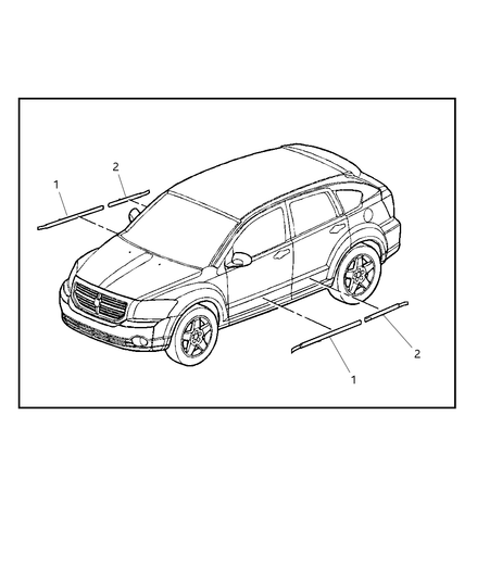 Molding Rear Door