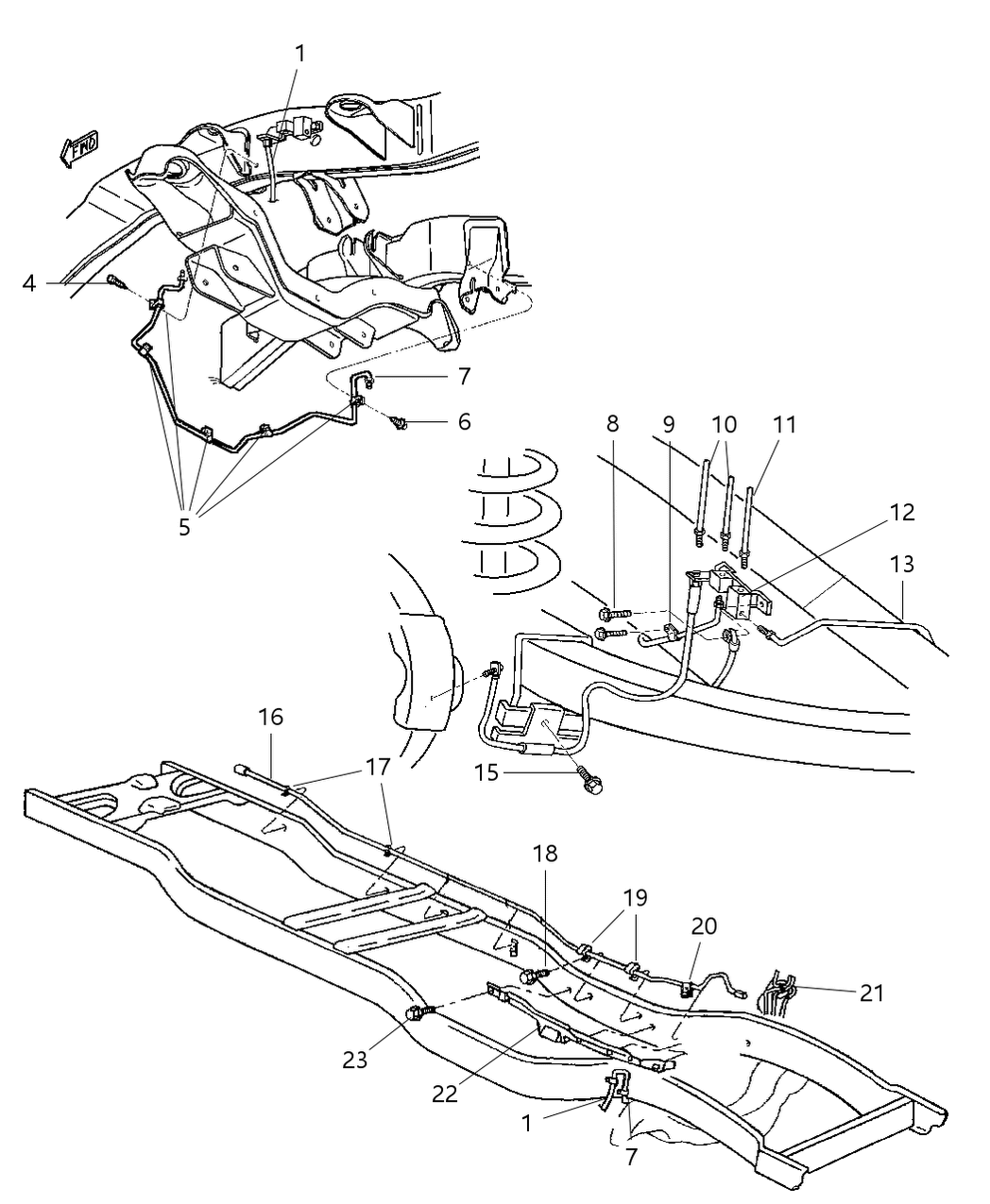 Hose, Brake Front (Bgk)
