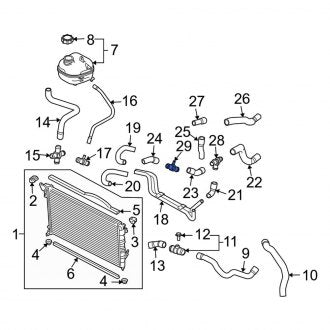 New OEM Genuine Mini, HVAC Heater Hose Connector - Part # 17127518615