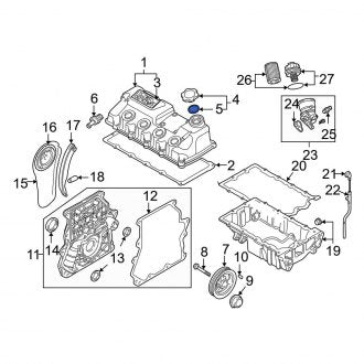 New OEM Genuine Mini, Engine Oil Filler Cap Gasket - Part # 11127514981