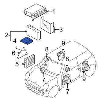 New OEM Genuine Mini, CD Changer Cartridge - Part # 65128364931