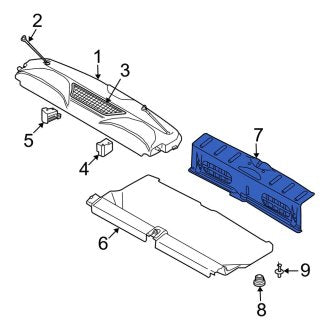 New OEM Genuine Mini, Rear Rear Body Panel Trim Panel - Part # 51477029324