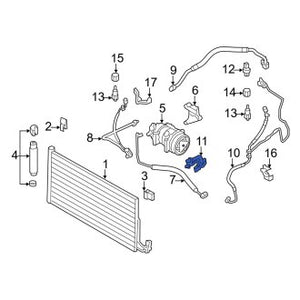 New OEM Genuine Mini, A/C Refrigerant Hose Adapter - Part # 64539224864