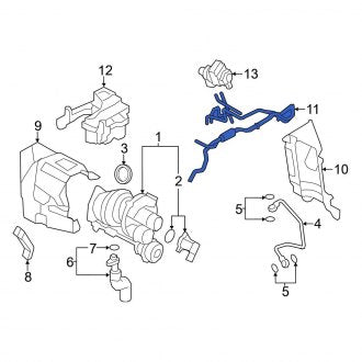 New OEM Genuine Mini, Vacuum Hose - Part # 11657593718