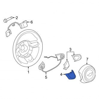 New OEM Genuine Mini, Steering Wheel Trim - Part # 32306773637