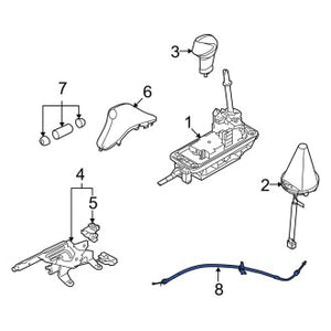 New OEM Genuine Mini, Rear Left Parking Brake Cable - Part # 34406770869