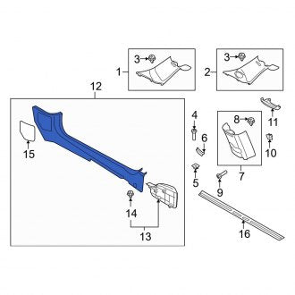 New OEM Genuine Mini, Front Right Door Sill Plate - Part # 51472756256