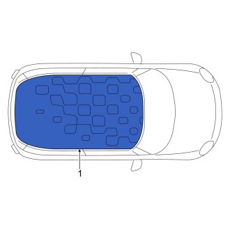 New OEM Genuine Mini, Roof Decal - Part # 51142355191