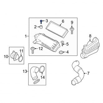 New OEM Genuine Mini, Upper Air Filter Housing Bolt - Part # 13717555264