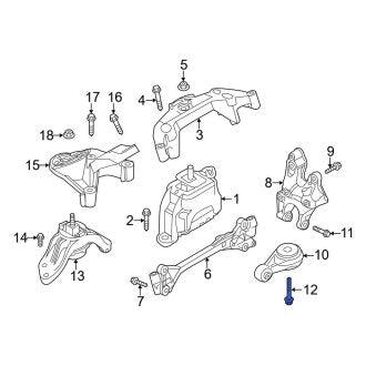 New OEM Genuine Mini, Engine Mount Bolt - Part # 22116793713