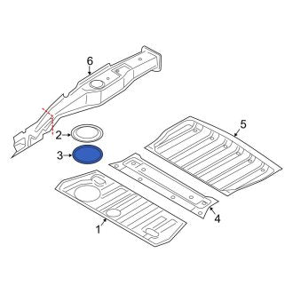 New OEM Genuine Mini, Fuel Tank Access Cover Gasket - Part # 51719802859