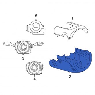 New OEM Genuine Mini, Lower Steering Column Cover - Part # 51459621351