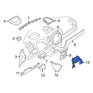 New OEM Genuine Mini, Upper Steering Column Cover - Part # 51459622480