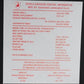 New OEM 1999 Lamborghini Diablo (USA) Engine Tune-Up Ignition Firing Order Label