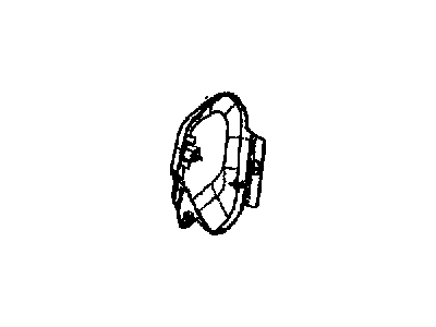 New 2009-2012 Fits Chrysler 1500 Shield-Inboard - Part # 1NK91DK2AA