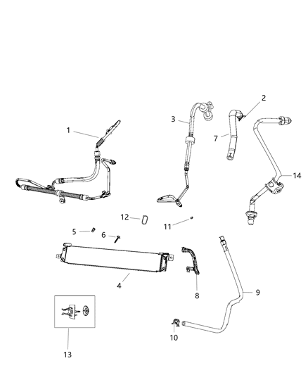 Hose Power Steering Pressure Pump To Steering Gear