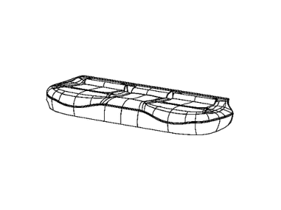 New 2015 Fits Chrysler Renegade Rear Seat Cushion Cover - Part # 6AM05PS4AA