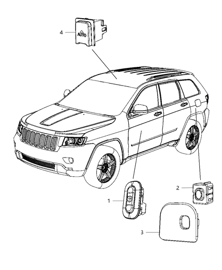 Bezel Liftgate Switch