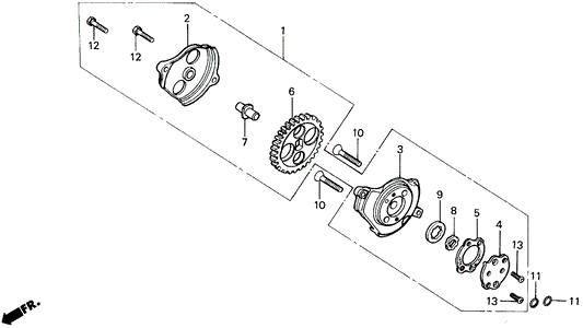 Body, Oil Pump