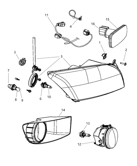 Clip Headlamp Mounting