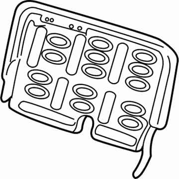 Frame - Rear Seat Back Retaining