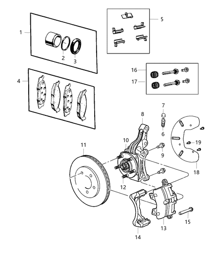 Piston Kit Disc Brake