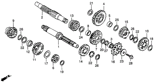 Countershaft