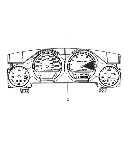 Mask And Lens Instrument Cluster